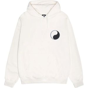 Stüssy, Heren, Sweatshirts & Hoodies, Wit, Maat: L Katoen,