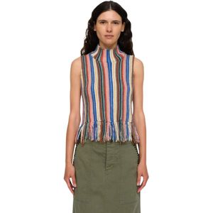 Sea NY, Dames, Tops, Veelkleurig, Maat: L Wol,