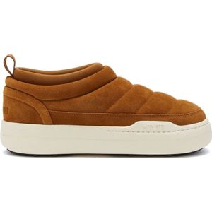 Moon Boot - Suede Slip-On Sneakers - Bruin - Dames