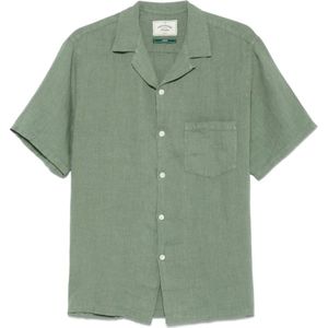 Portuguese Flannel, Heren, Overhemden, Groen, Maat: S Flanel,