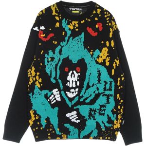 Iuter, Heren, Truien, Zwart, Maat: S Katoen,