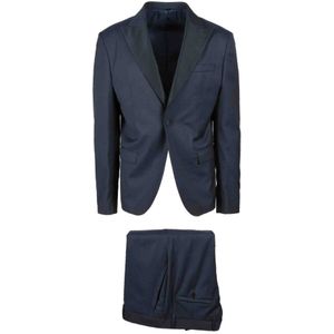 Alessandro Dell'Acqua, Heren, Pakken, Blauw, Maat: L Wol,