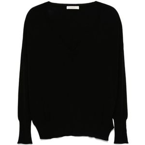 Zanone, Dames, Truien, Zwart, Maat: XS Wol,