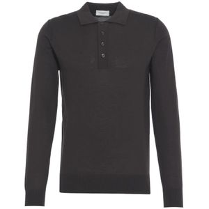 Paolo Pecora, Heren, Truien, Grijs, Maat: 2XL Wol,