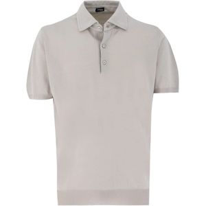 Kiton, Heren, Tops, Beige, Maat: L Katoen,