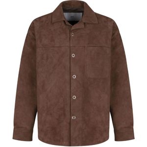 Ami Paris, Heren, Jassen, Bruin, Maat: L Leer,