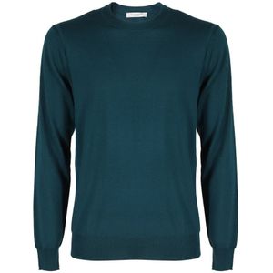 Paolo Pecora, Heren, Truien, Blauw, Maat: S