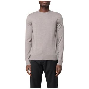 Giorgio Armani, Heren, Truien, Beige, Maat: XL Wol,