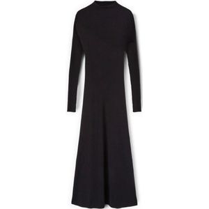 Motivi, Dames, Jurken, Zwart, Maat: XS Viscose,