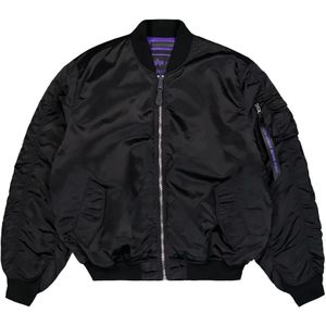 Alpha Industries, Heren, Jassen, Zwart, Maat: XS Nylon,