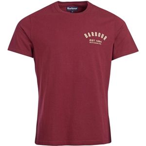 Barbour, Heren, Tops, Rood, Maat: L Katoen,