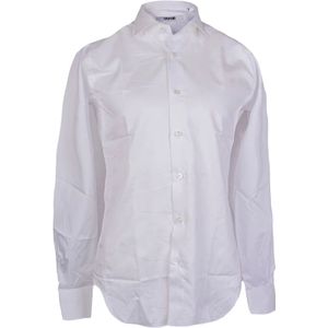 Mauro Grifoni, Heren, Overhemden, Wit, Maat: 4XL Leer,