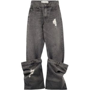 JW Anderson, Dames, Jeans, Grijs, Maat: W26 Katoen,
