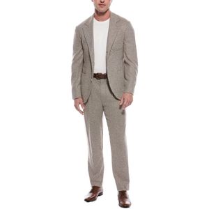 Brunello Cucinelli, Heren, Pakken, Bruin, Maat: S