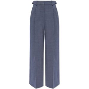 JW Anderson, Dames, Broeken, Blauw, Maat: XS Wol,