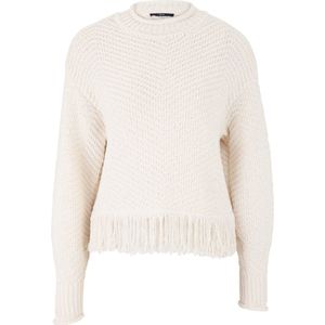 Zero - Rondgebreide Trui - Wit - Dames