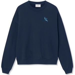 Axel Arigato, Heren, Sweatshirts & Hoodies, Blauw, Maat: XS Katoen,