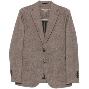 Circolo 1901, Heren, Jassen, Bruin, Maat: XL Katoen,