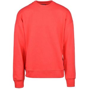 Diesel, Heren, Sweatshirts & Hoodies, Rood, Maat: L Katoen,