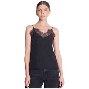 Berenice, Dames, Tops, Zwart, Maat: XS Zijde,