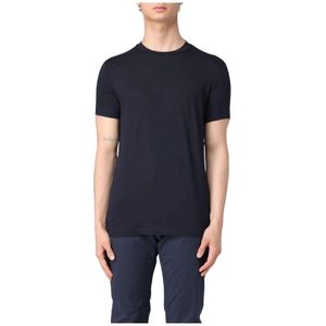 Emporio Armani, Heren, Tops, Blauw, Maat: L