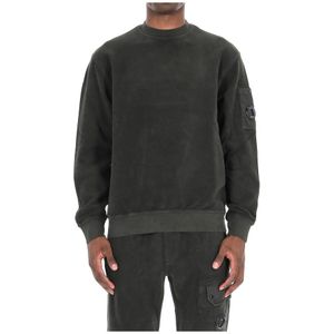 C.p. Company, Heren, Sweatshirts & Hoodies, Groen, Maat: S Katoen,