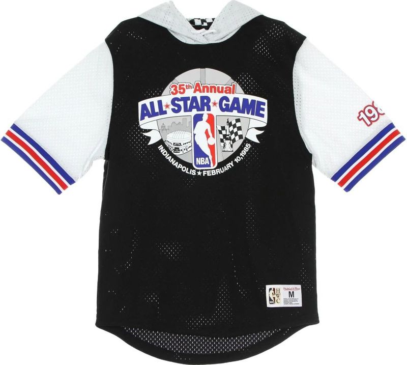 Korte mouwen hoodie van breigoed Mitchell & Ness All Star