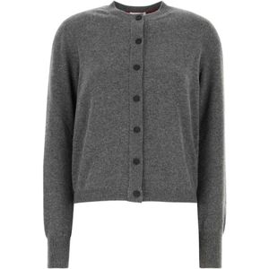 Ferragamo, Dames, Truien, Grijs, Maat: S Kasjmier,