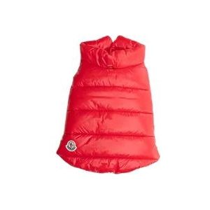 Moncler Stijlvolle Hondenvest I209O3G00001455 , Red , Dames , Maat: M