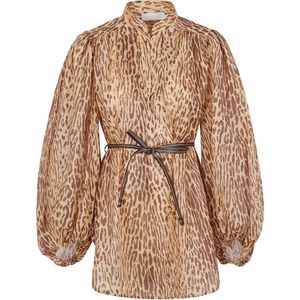 Zimmermann, Dames, Jurken, Bruin, Maat: M Katoen,