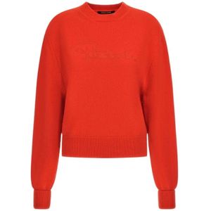 Roberto Cavalli, Dames, Truien, Rood, Maat: XS Wol,