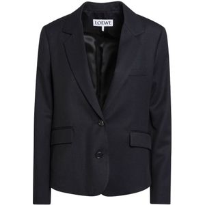 Loewe, Dames, Jassen, Blauw, Maat: XS Wol,