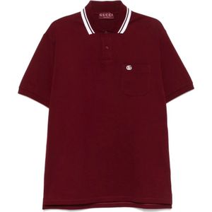 Gucci, Heren, Tops, Rood, Maat: L Katoen,