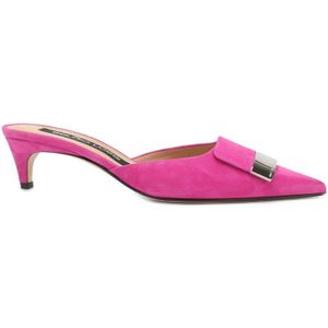 Sergio Rossi, Dames, Schoenen, Roze, Maat: 34 1/2 EU Leer,