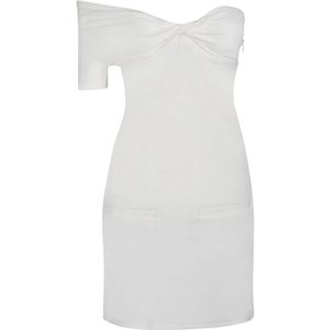 Courrèges, Dames, Jurken, Wit, Maat: XS Viscose,