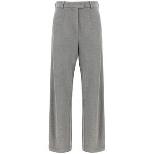 Brunello Cucinelli, Dames, Broeken, Grijs, Maat: M
