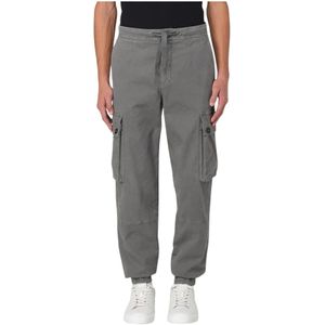 Dolce & Gabbana, Heren, Broeken, Grijs, Maat: M Katoen,