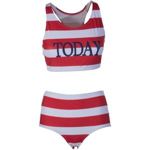 Alberta Ferretti, Dames, Badkleding, Rood, Maat: XS