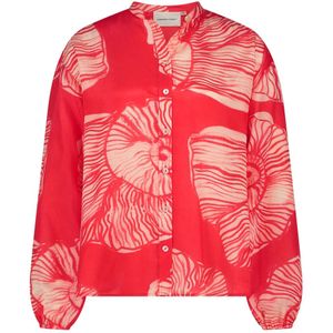 Fabienne Chapot, Dames, Blouses & Shirts, Rood, Maat: XS Katoen,
