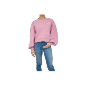 Pinko Roze Sweatshirt voor Vrouwen , Pink , Dames , Maat: S
