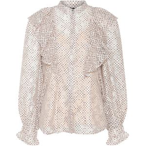 Bruuns Bazaar, Dames, Blouses & Shirts, Beige, Maat: XS Poliester,