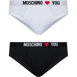 Moschino, Heren, Ondergoed, Wit, Maat: S
