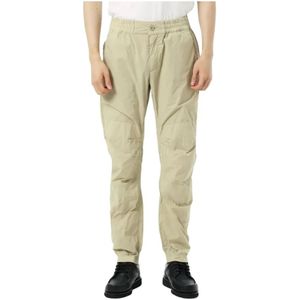 Ten C, Heren, Broeken, Beige, Maat: L Polyamide,