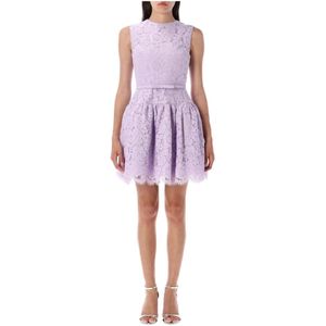 Self Portrait, Dames, Jurken, Paars, Maat: S Katoen,