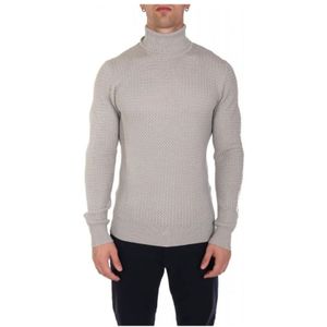 Gran Sasso, Heren, Truien, Grijs, Maat: L Wol,