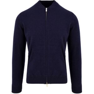 Filippo De Laurentiis, Heren, Sweatshirts & Hoodies, Blauw, Maat: 2XL