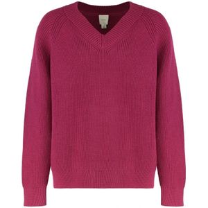 Calvin Klein, Heren, Truien, Rood, Maat: XS Wol,