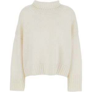 Soft Goat, Dames, Truien, Wit, Maat: M Kasjmier,