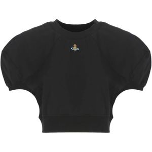 Vivienne Westwood, Dames, Tops, Zwart, Maat: M Katoen,