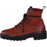 Paul Green, Dames, Schoenen, Rood, Maat: 38 1/2 EU